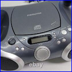 Memorex Mp3142 Portable Compact Cd/Mp3 Player Am/Fm Radio Stereo Boombox Rare
