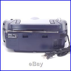 Memorex Portable CD Player Radio MP4112 Boombox + Cassette Tape Player, in Box