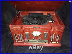 Memorex Stereo CD AM FM Tape Record Player crossely retro table top MTT3200