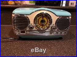 Memorex Two Tone Turquoise AM/FM Stereo Radio C/D Player 1950’s Car Dash Look