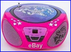 My Little Pony Boombox CD Player Radio Portable Stereo Mains Electric or