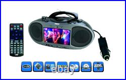 NAXA DVD Player/Boombox Combo 7 TFT/LED Display Bluetooth FM Radio CD (NDL-256)
