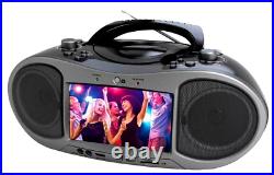 NAXA DVD Player Boombox Combo Bluetooth FM Radio CD 7 TFT LED Display (NDL-256)