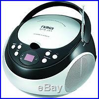 NAXA Electronics NPB-251BK Portable CD Player with AM/FM Stereo Radio NEW