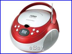 NAXA Electronics NPB-251RD Portable CD Player with AM/FM Stereo Radio