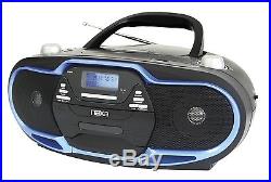 NAXA Electronics Portable MP3/CD Player, AM/FM Stereo Radio and USB Input Black