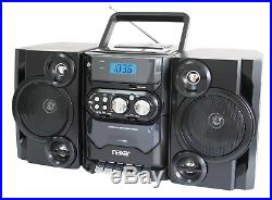 NAXA Electronics Portable MP3/CD Player with AM/FM Stereo Radio and Cassette