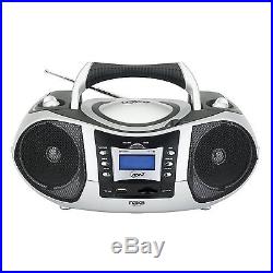 NAXA Electronics Portable MP3/CD Player with Text Display, AM/FM Stereo, USB/SD/
