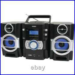 NAXA NPB429 Portable CD/MP3 Player with PLL FM Radio, Detachable Speakers & R