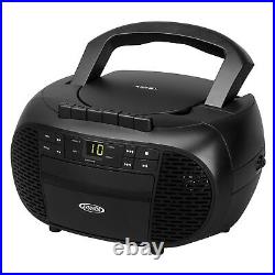 NEW JENSEN CD-550 Portable Stereo Cassette Recorder CD Player with AM/FM Radio