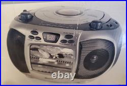 NEW Memorex Black & White TV AM/FM Stereo Radio CD Player Boombox MPT3470 RARE