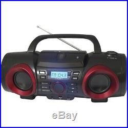 NEW NAXA NPB267 MP3/CD Boombox with Bluetooth Radio/CD Player BoomBox MP3 CD