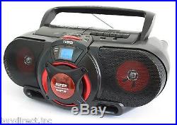 New Naxa Portable Mp3 CD Fm Radio Cassette Player/recorder Subwoofer Usb Boombox