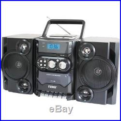 NEW NAXA Portable AM/FM Radio/CD/MP3/Cassette Player Stereo Shelf System USB