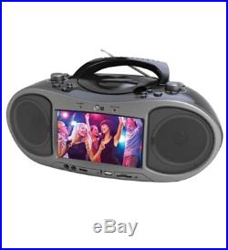 NEW Naxa NDL-256 NDL256 7 Bluetooth DVD Boombox 1 x Disc 5 W Integrated Black