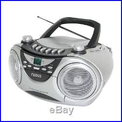 NEW Naxa NPB-241 Portable CD Player, AM/FM Stereo Radio & Cassette Playe