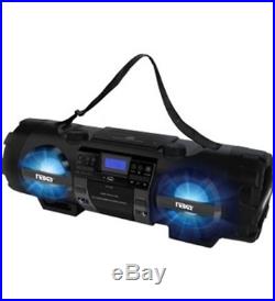 NEW Naxa NPB-262 MP3/CD Bass Reflex Boombox PA System with Bluetooth 1 x Disc