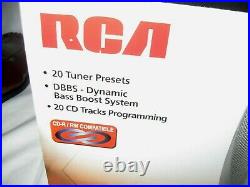 NEW RCA RCD123 Portable CD Player BOOMBOX