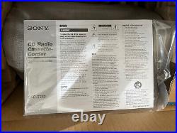 NEW! SONY CFD-S350 Portable AM/FM RADIO & CD Player Cassette & Recorder Remote