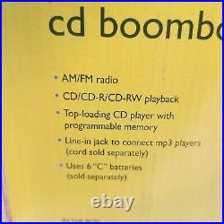 NEW SPONGEBOB SQUAREPANTS Portable Radio Boombox CD Player power nickelodeon