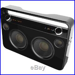 NEW Wireless Bluetooth Speaker System Boombox Black Supersonic SC-1000BT