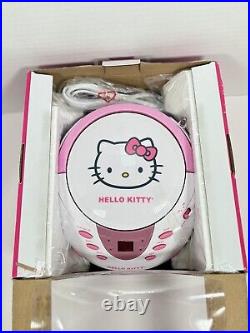 NEW2013 Sanrio Hello Kitty Boombox Stereo AM/FM CD Player Auxiliary Jack KT2024A