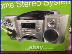 NIB Durabrand CD2158 Stereo System 5 CD Changer Home Stereo AM/FM Tuner withRemote