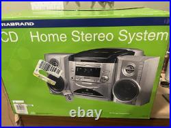 NIB Durabrand CD2158 Stereo System 5 CD Changer Home Stereo AM/FM Tuner withRemote