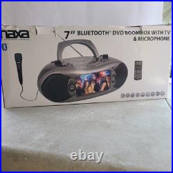Naxa 7 Bluetooth DVD Boombox with TV & Microphone NDL-287M Naxa 7 Bluetooth DVD Boombox with TV & Microphone NDL-287M