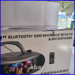 Naxa 7 Bluetooth DVD Boombox with TV & Microphone NDL-287M Naxa 7 Bluetooth DVD Boombox with TV & Microphone NDL-287M