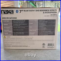 Naxa 7 Bluetooth DVD Boombox with TV & Microphone NDL-287M Naxa 7 Bluetooth DVD Boombox with TV & Microphone NDL-287M