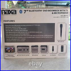 Naxa 7 Bluetooth DVD Boombox with TV & Microphone NDL-287M Naxa 7 Bluetooth DVD Boombox with TV & Microphone NDL-287M