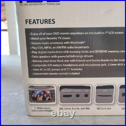 Naxa 7 Bluetooth DVD Boombox with TV & Microphone NDL-287M Naxa 7 Bluetooth DVD Boombox with TV & Microphone NDL-287M