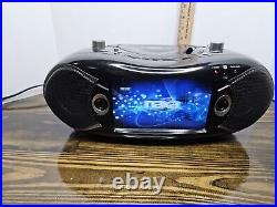 Naxa 7 Bluetooth DVD Boombox with TV & Microphone. NDL-287M Used