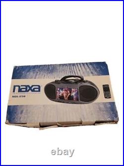 Naxa NDL-287 Bluetooth 7 DVD Boombox New Open Box/Box Ware CDs Radio Remote