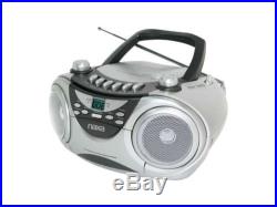 Naxa NPB-241 Portable CD Player, AM/FM Stereo Radio & Cassette Player/Recorder
