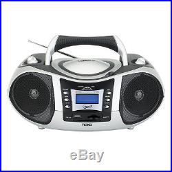 Naxa NPB-250 Portable MP3/CD Player with Text Display AM/FM Stereo Radio USB I