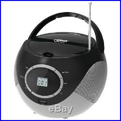 Naxa NPB-263 Portable Mini MP3/CD Boombox with AM/FM Radio and USB Player