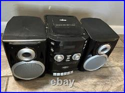 Naxa NPB-426 Portable CD Player with AM-FM Stereo Radio Cassette Player-Recor