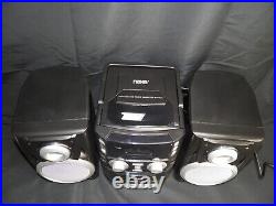 Naxa NPB-426 Portable CD Player with AM-FM Stereo Radio Cassette Y2K Style