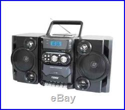 Naxa NPB-428 Portable MP3/CD Player Stereo Radio Cassette Recorder Remote USB
