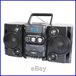 Naxa NPB-428 Portable Mp3/Cd Player With Am/Fm Stereo Radio Cassette Player/Record