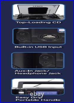Naxa NPB-431 Portable MP3/CD Player with PLL FM Radio, USB Input, Remote Control