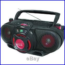 Naxa NPB259 NPB-259 Portable MP3/CD AM/FM Stereo Radio Cassette Player/Recorder
