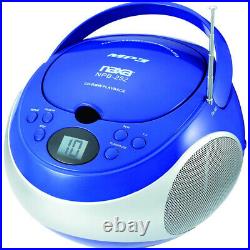 Naxa Npb-252Blue Portable Mp3/Cd Player Am/Fm Stereo Radio- Blue