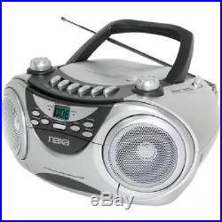 Naxa Portable CD Player, AM/FM Stereo Radio And Cassette Player/Recorder 1 x D