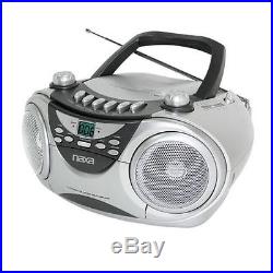 Naxa Portable CD Player with AM/FM Stereo Radio Cassette Player/Recorder