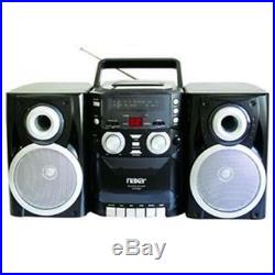 Naxa Portable CD Player with AM-FM Stereo Radio Player-Recorder & Twin Speakers
