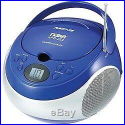 Naxa Portable Cd And Mp3 Player With Am And Fm Stereo (blue) (pack of 1 Ea)