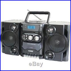 Naxa Portable Cd-mp3 Player With Am-fm Radio, Detachable Speakers, Remote & U
